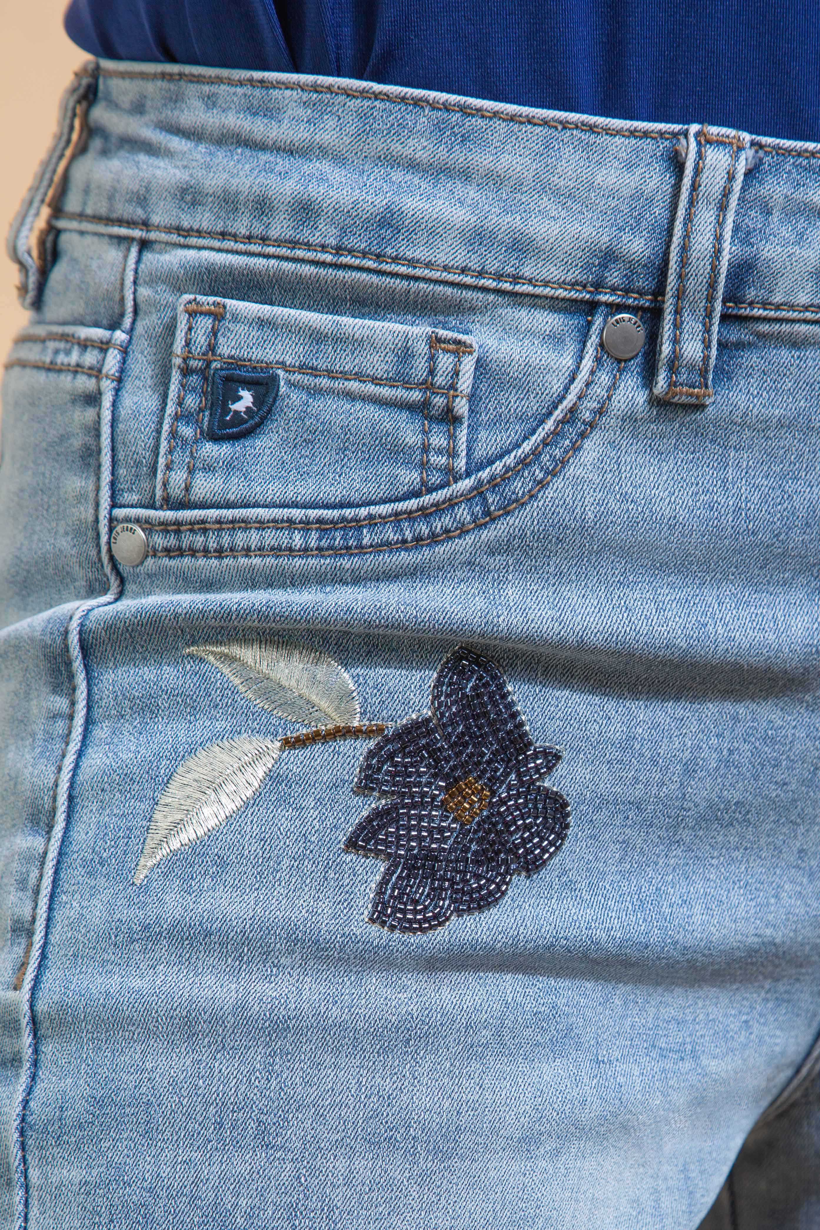 Gigi Embroidered Ankle Jeans Image 5