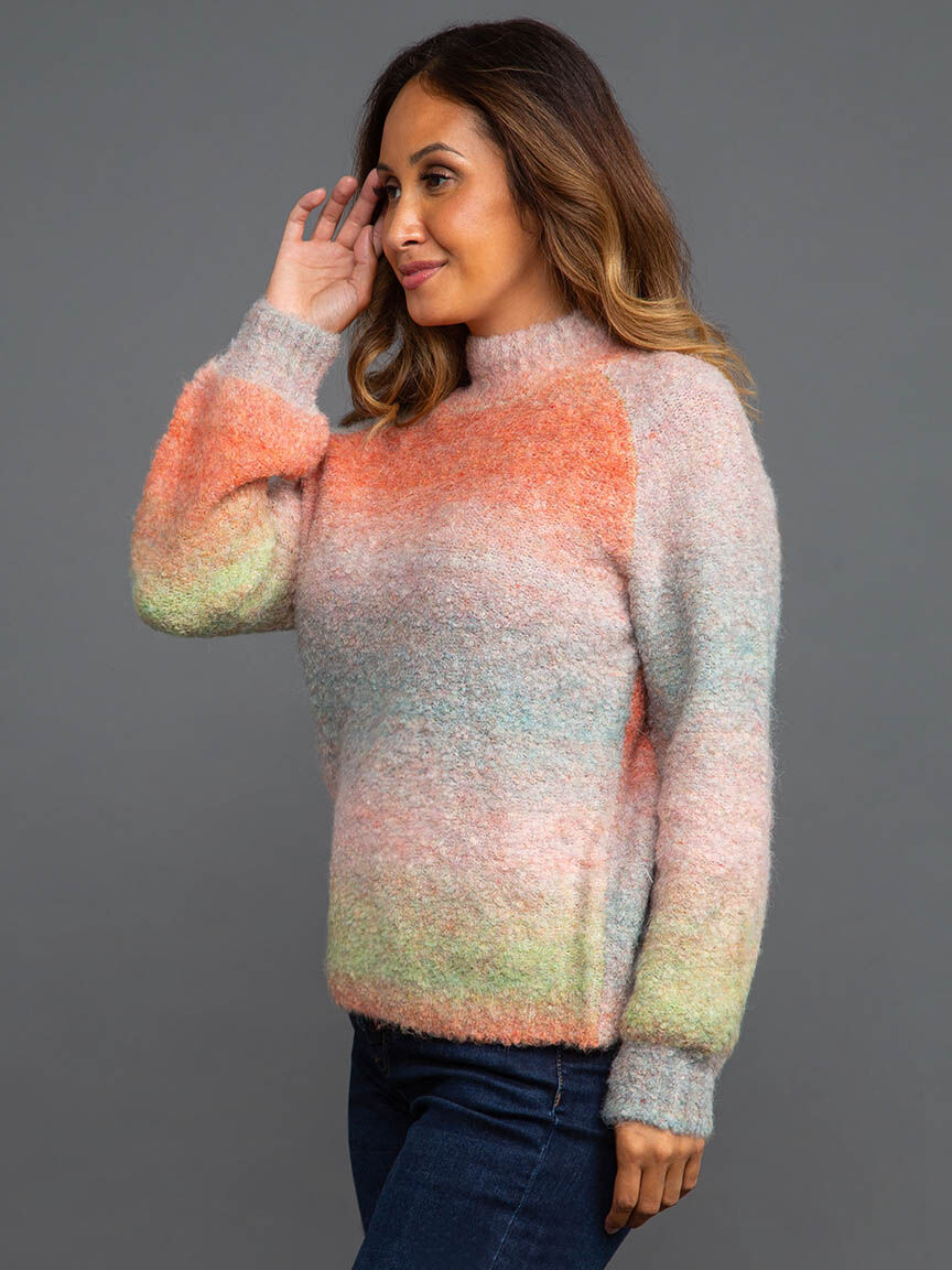 Boucle Crew Neck Sweater Image 3