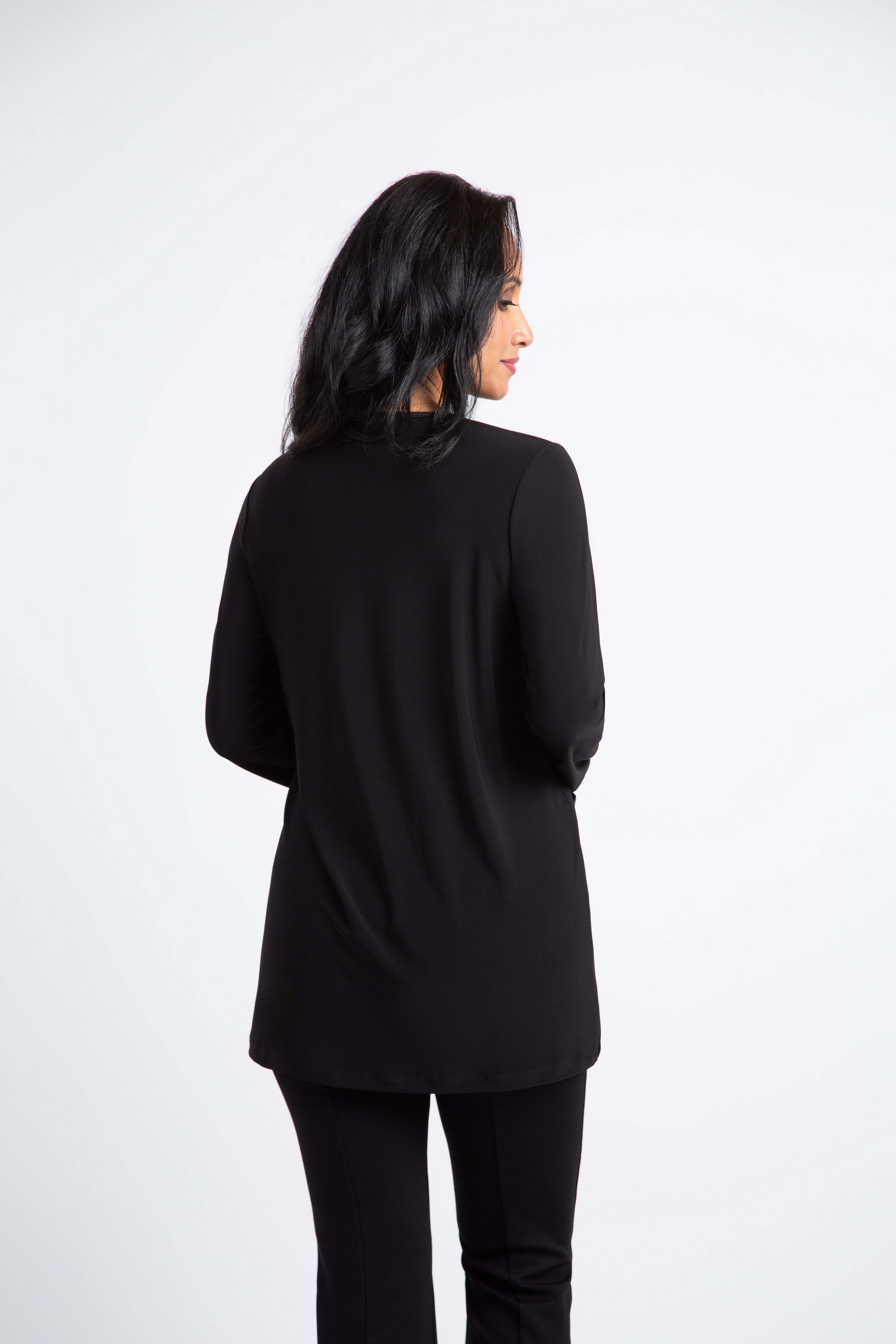 Long Sleeve Top w/ Side Pocket  Image 3
