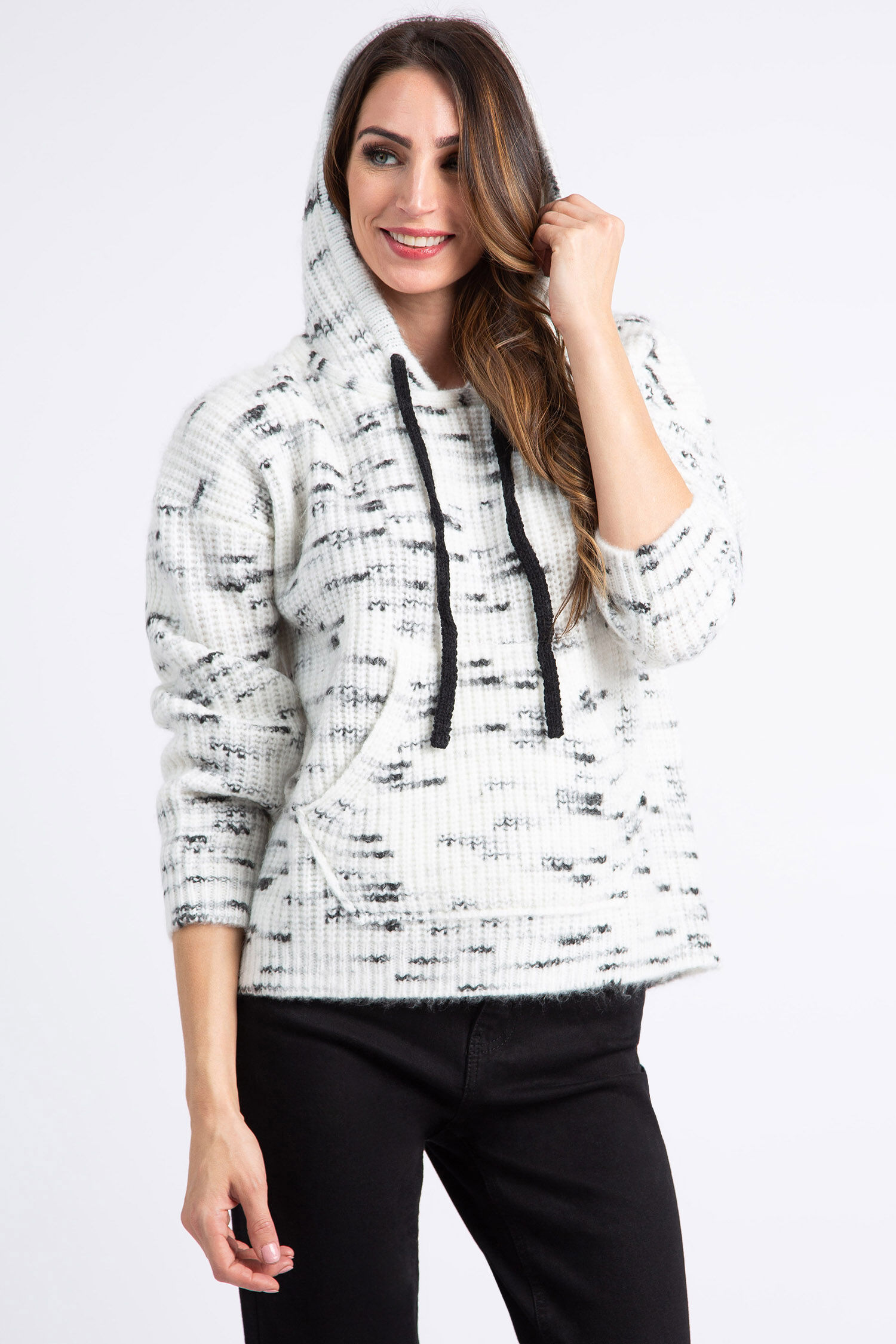 Kanga Pocket Knit Hoodie Image 2