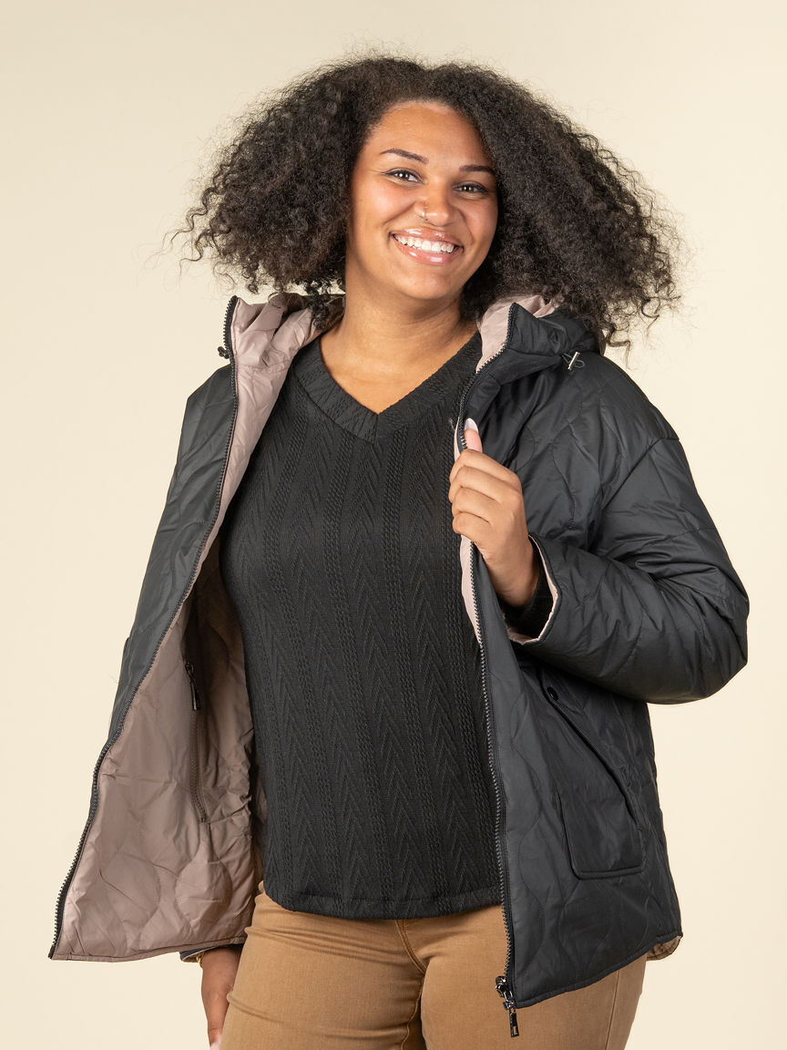 Reversible Quilted Puffer Jacket