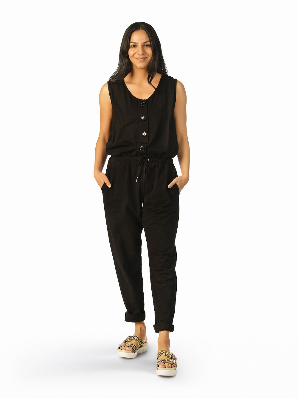 Black Jumpsuit Image 1