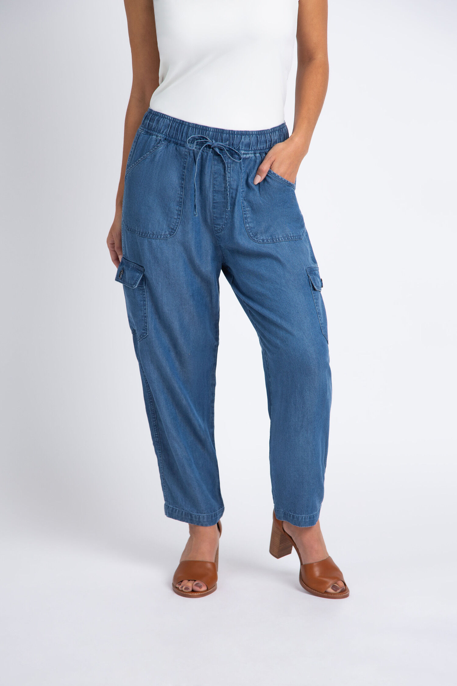 Cargo Capri Pants  Image 1