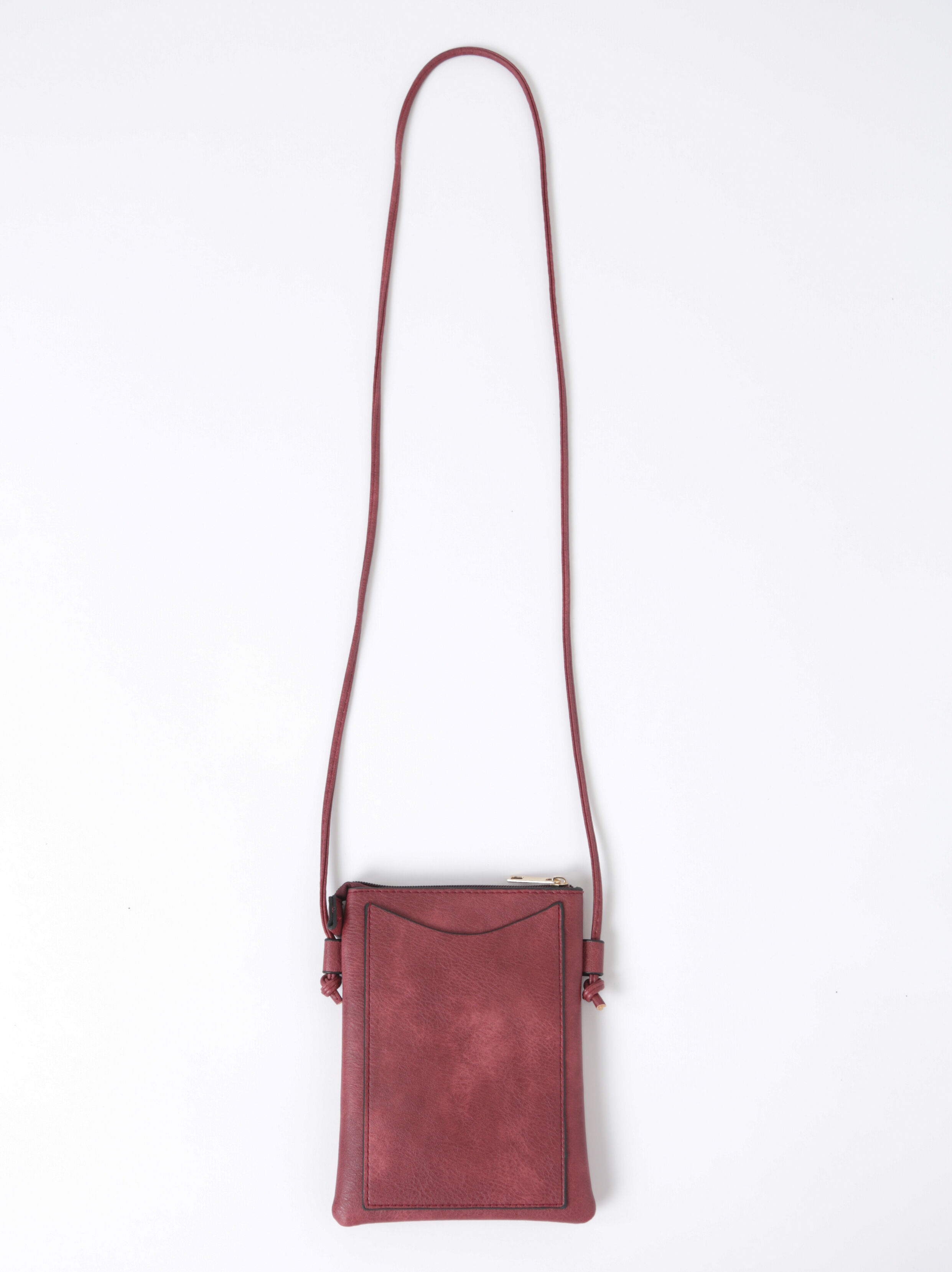 Burgundy Crossbody Bag Image 2