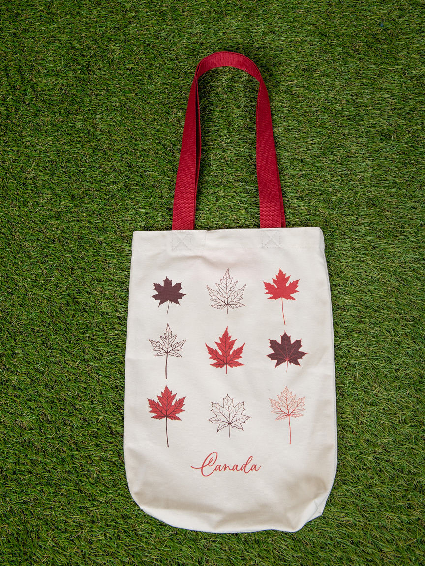 Canvas Bag Maple Leaves Image 1