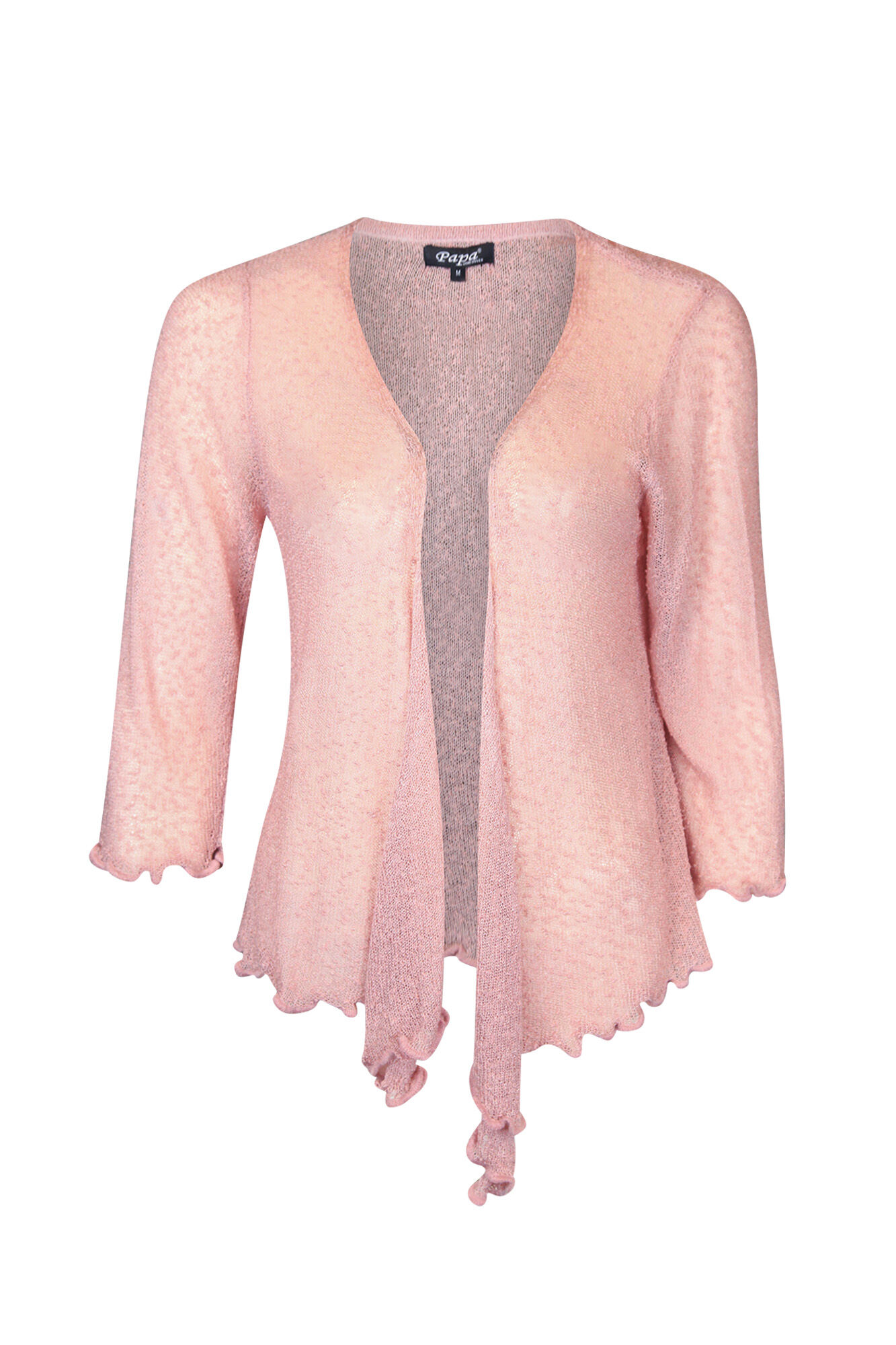 Cropped Mesh Cardigan