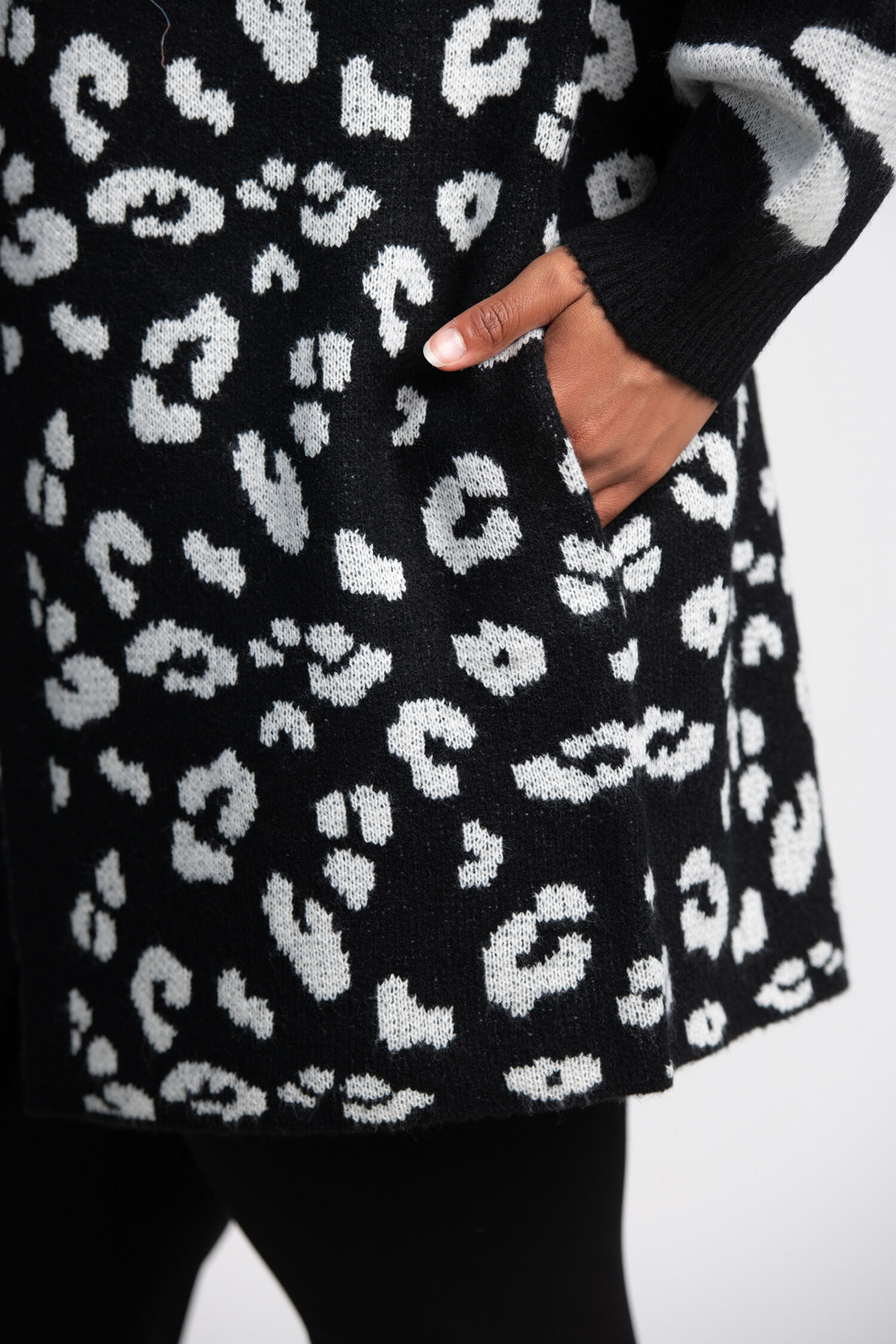 Animal Print Cardigan  Image 3