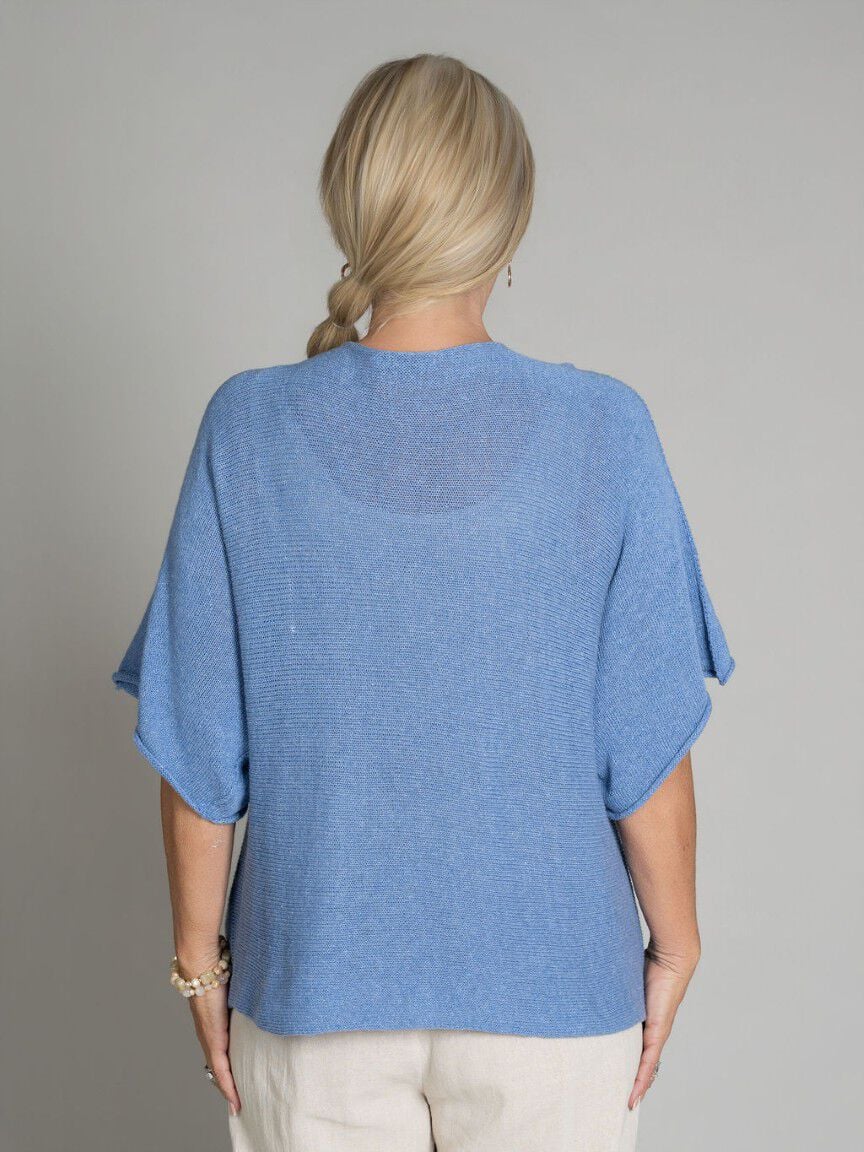 Short Sleeve Dolman Sweater Image 4