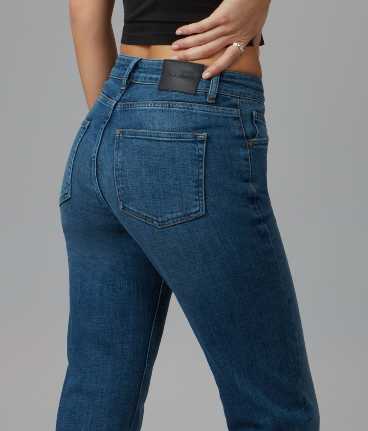 Denver High-Rise Straight Jeans Image 3