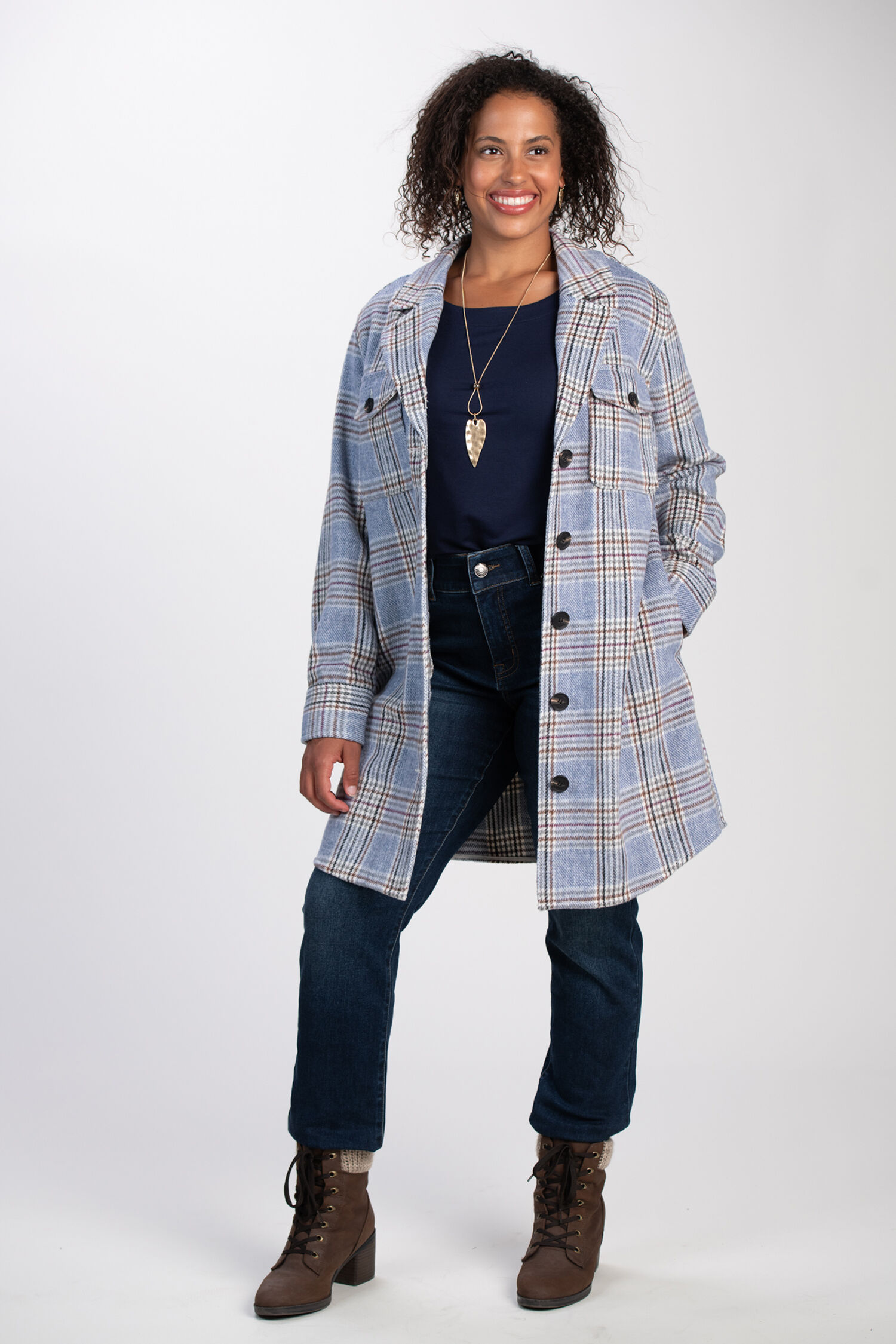Plaid Shacket  Image 1
