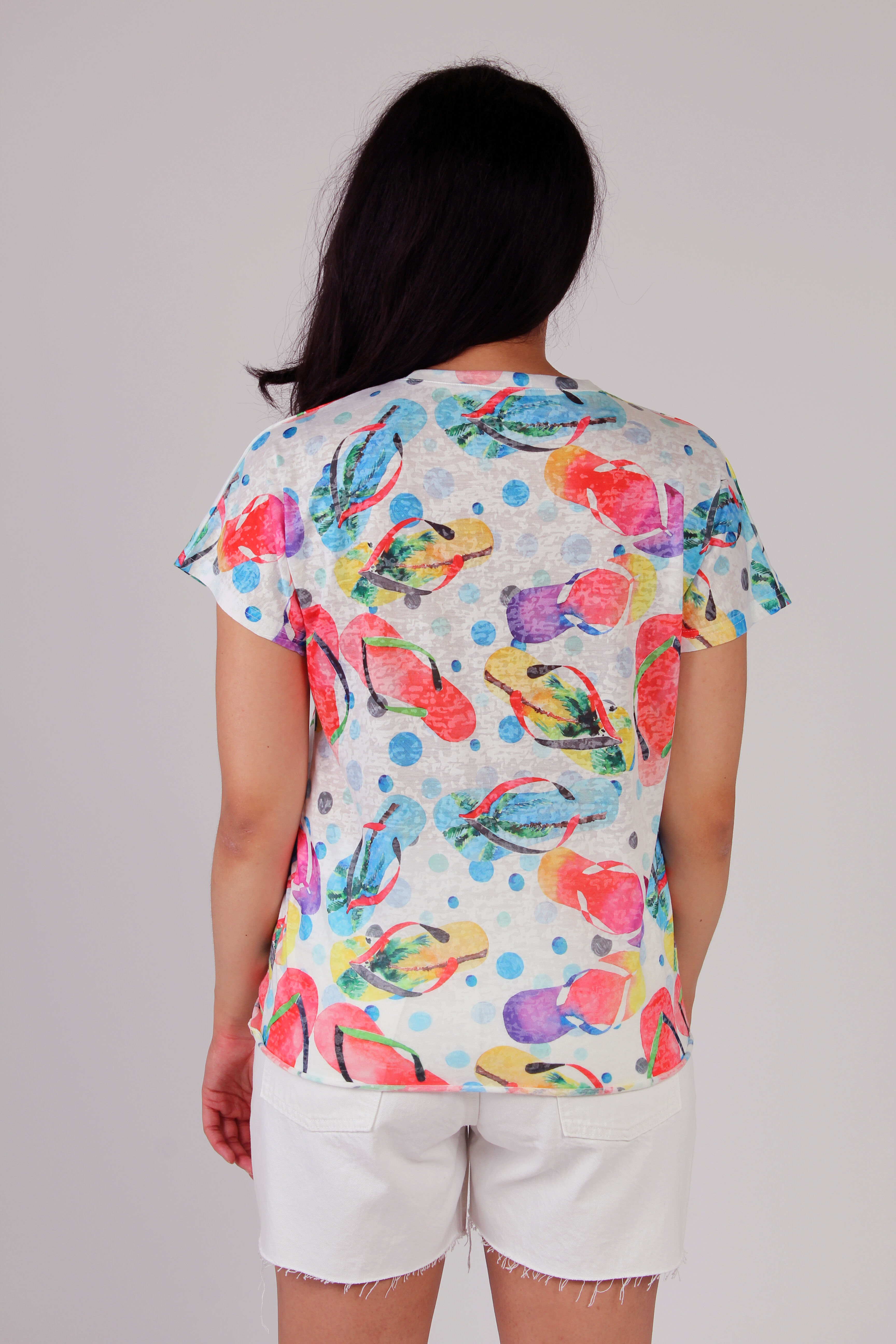 Flip Flop Side Tie T-Shirt Image 2