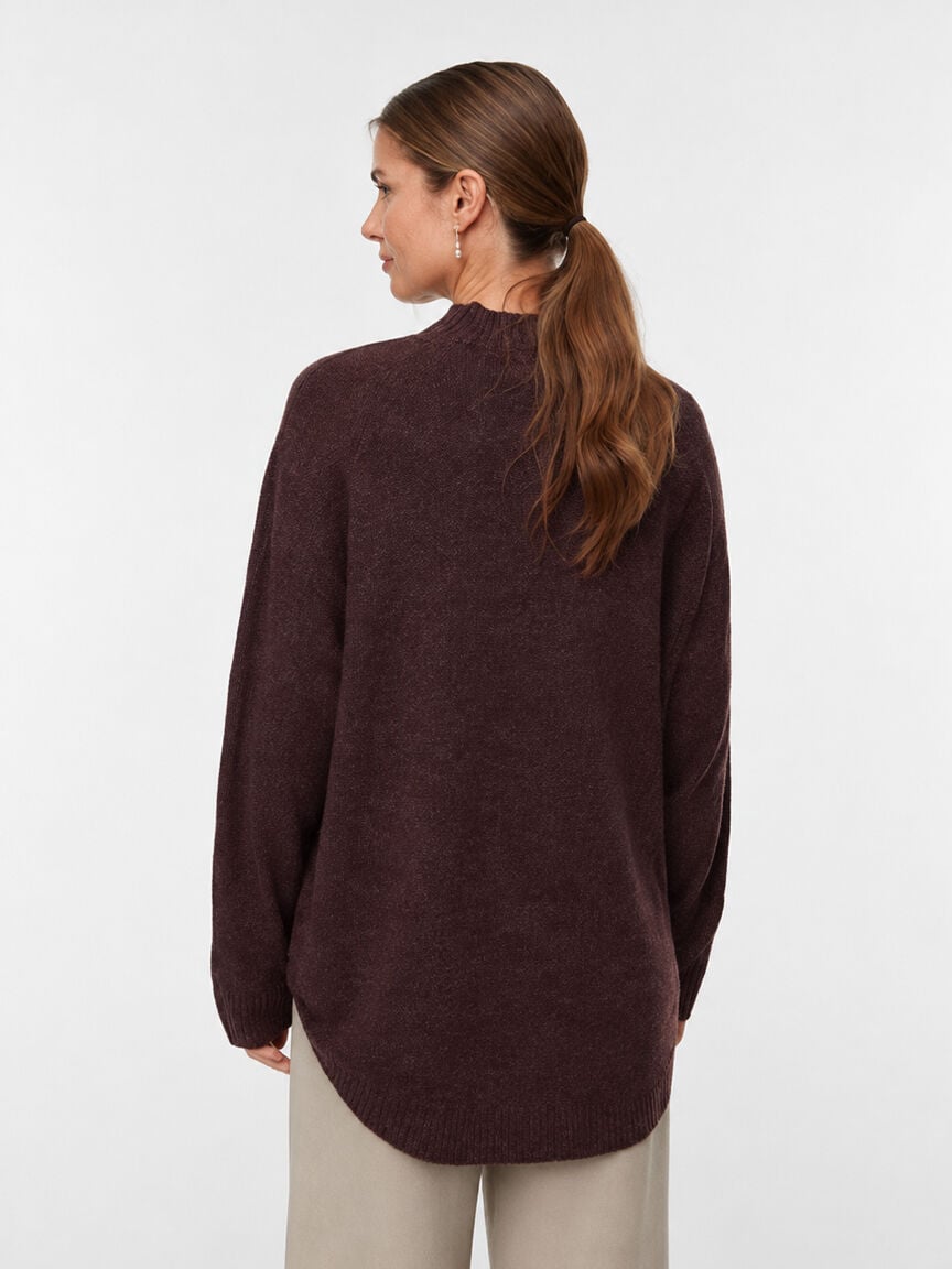 Crew Neck Knit Tunic