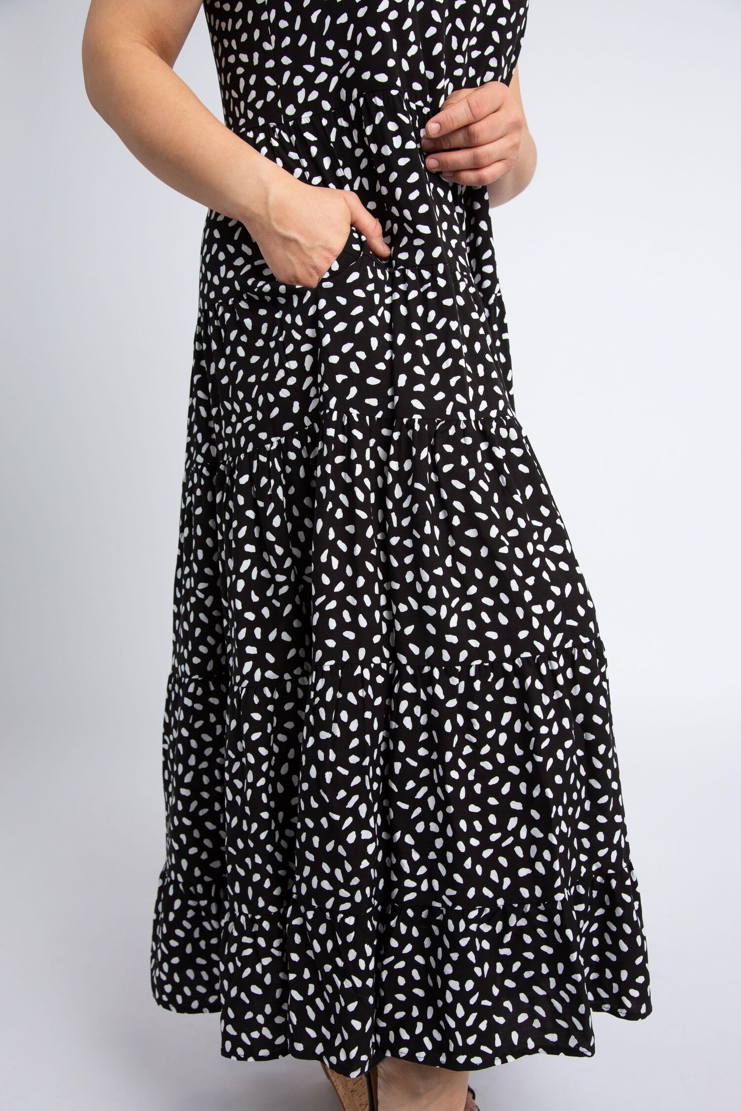 Ditsy Dot Maxi Dress Image 5