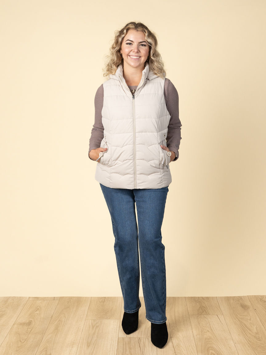 Charlot Curvy Straight Leg Jeans With Floral Embroidery