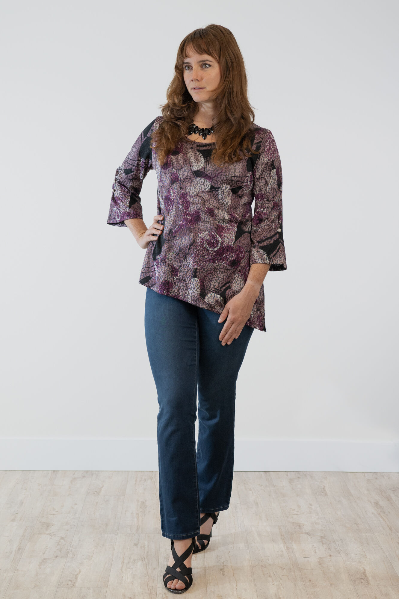 Purple Sideways Shirt Image 2