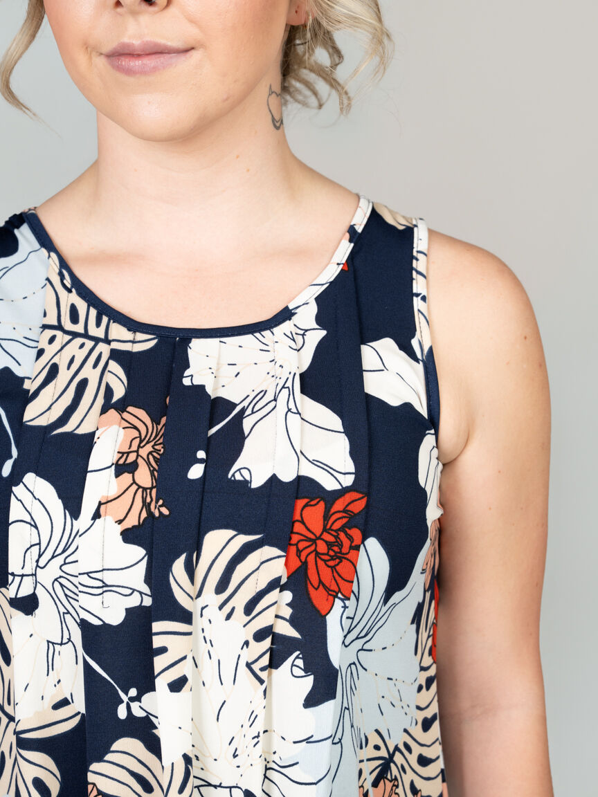 Sleeveless A-Line Summer Dress