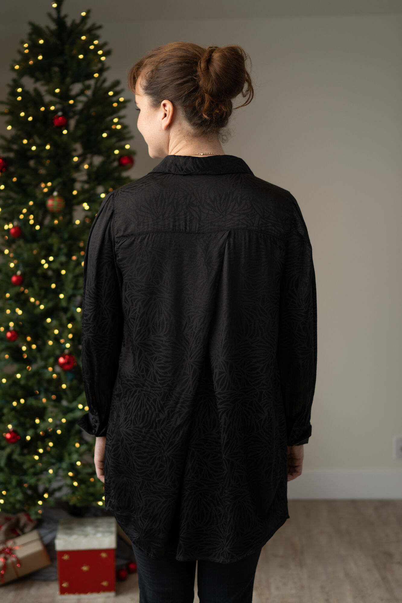 Jacquard Button-Up Tunic  Image 2