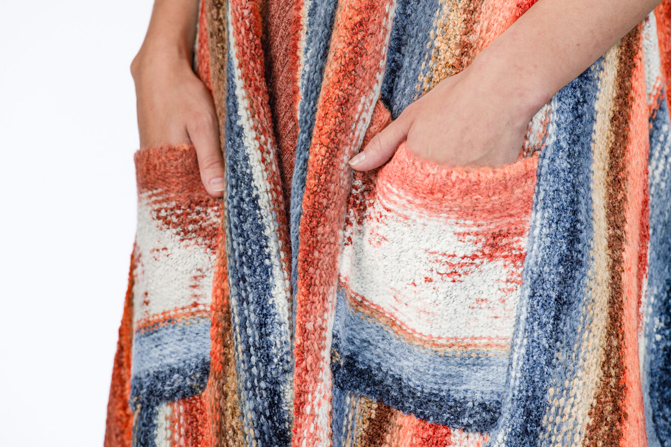 Colorful Flowy Maxi Cardigan  Image 4