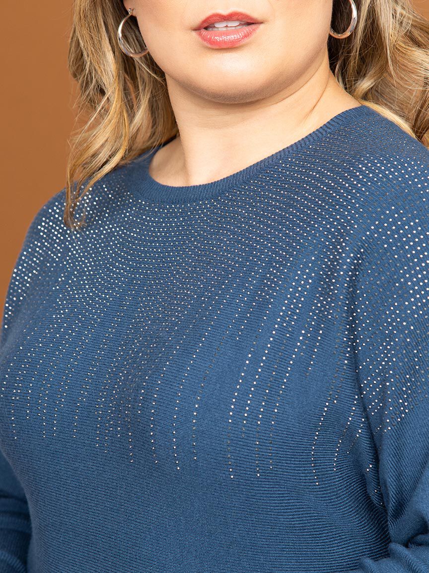 Dolman Sweater with Hotfix Image 5