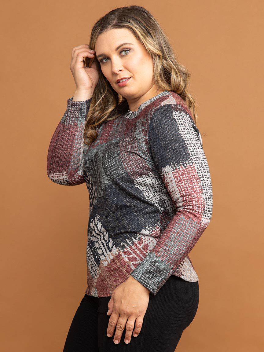Knit Long Sleeve Top Image 3
