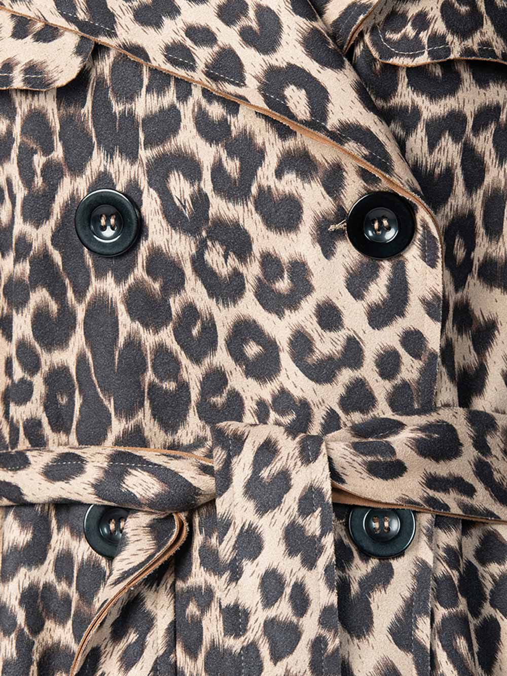 Animal Suede Coat  Image 4