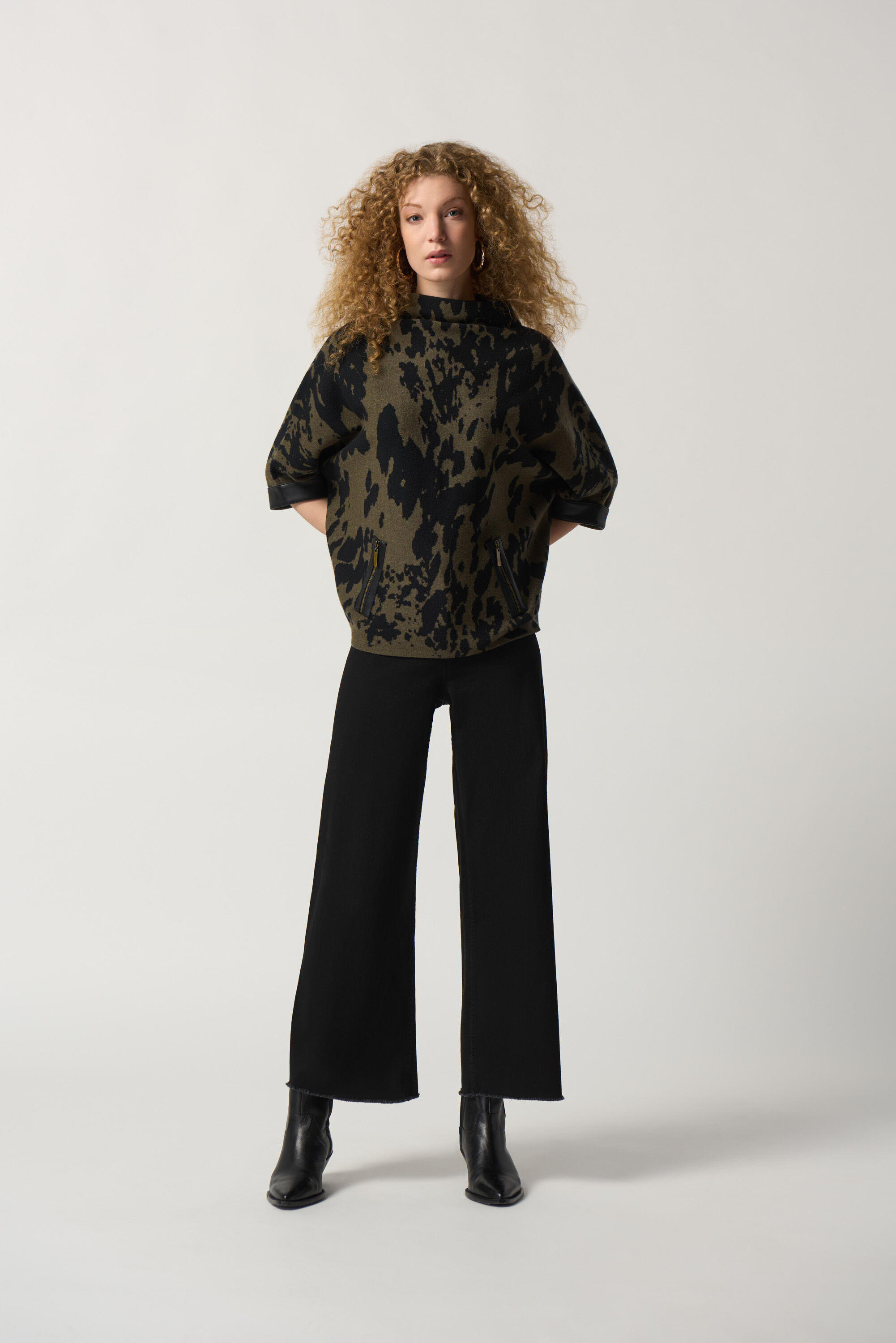 Animal Print Boxy Top  Image 1