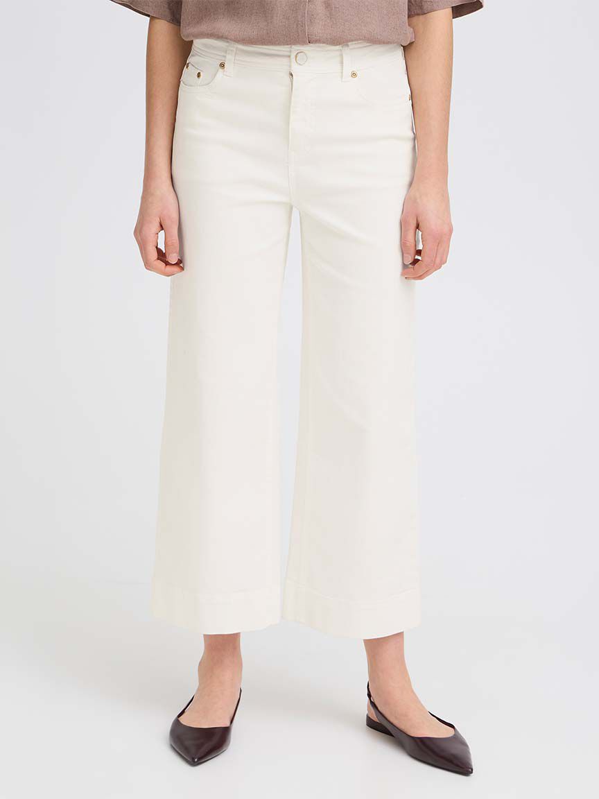 Cropped Wide Leg Jeans