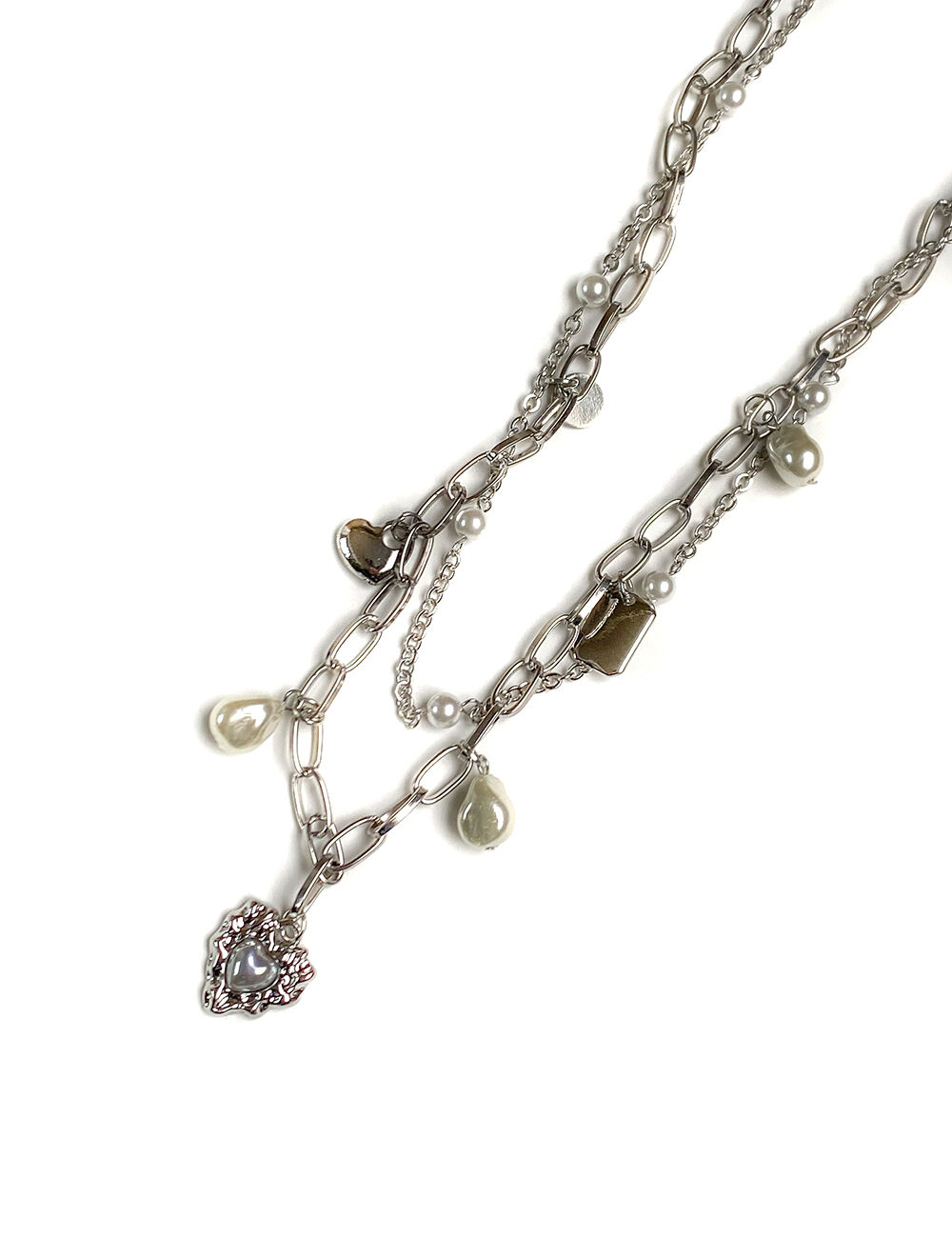 Charms Chain Necklace Set