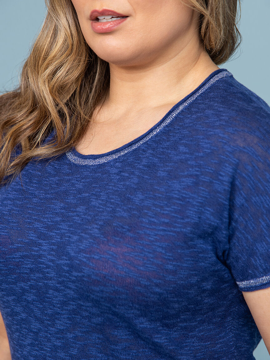 Art Collection Short Sleeve Cotton Top 