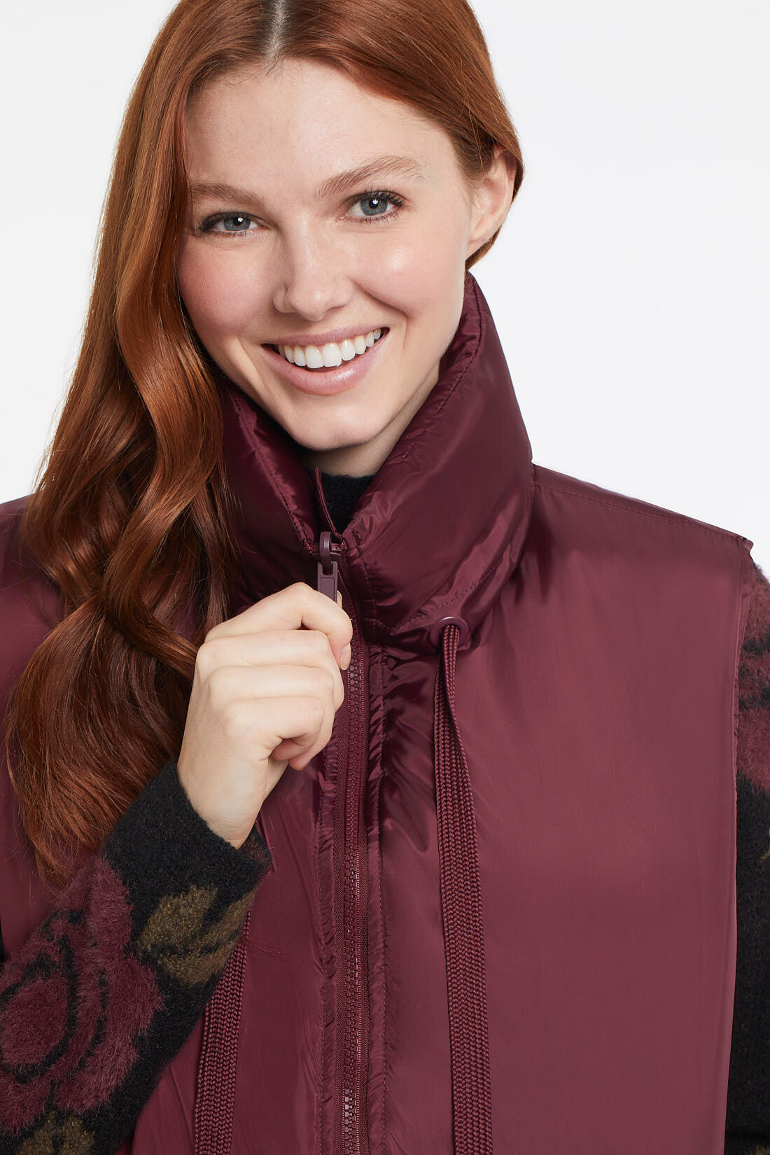 Reversible Merlot Puffer Vest  Image 1