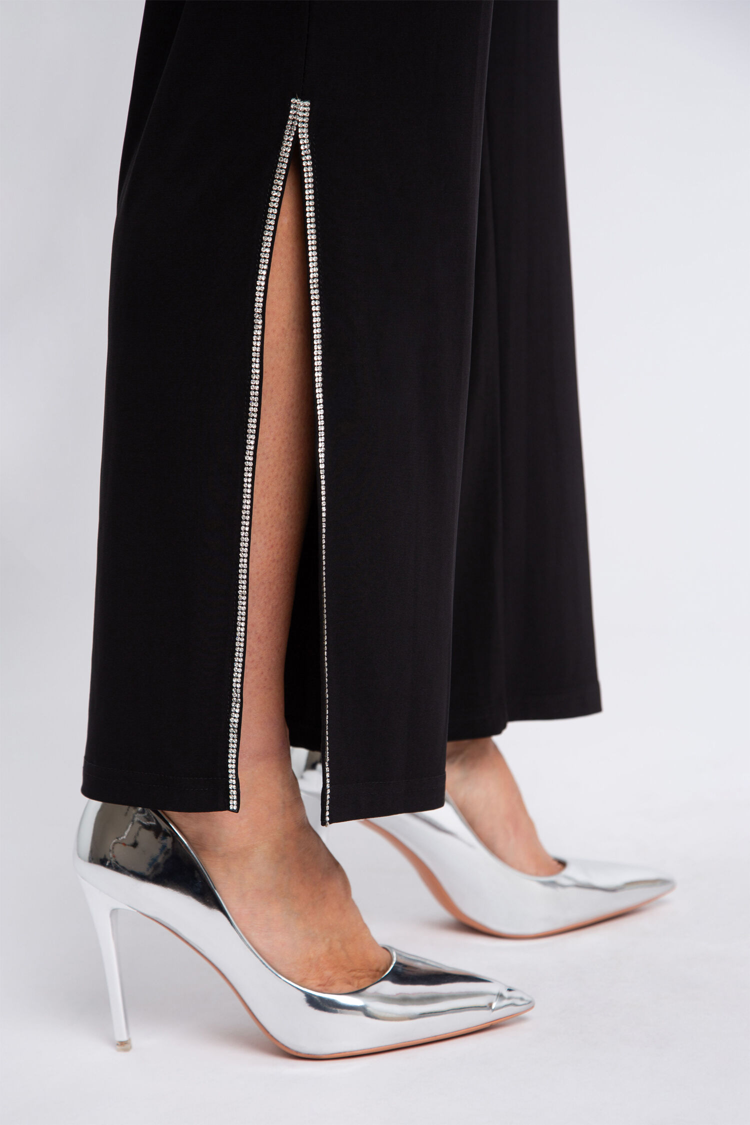 Side Spilt Bling Pull-On Pant  Image 4