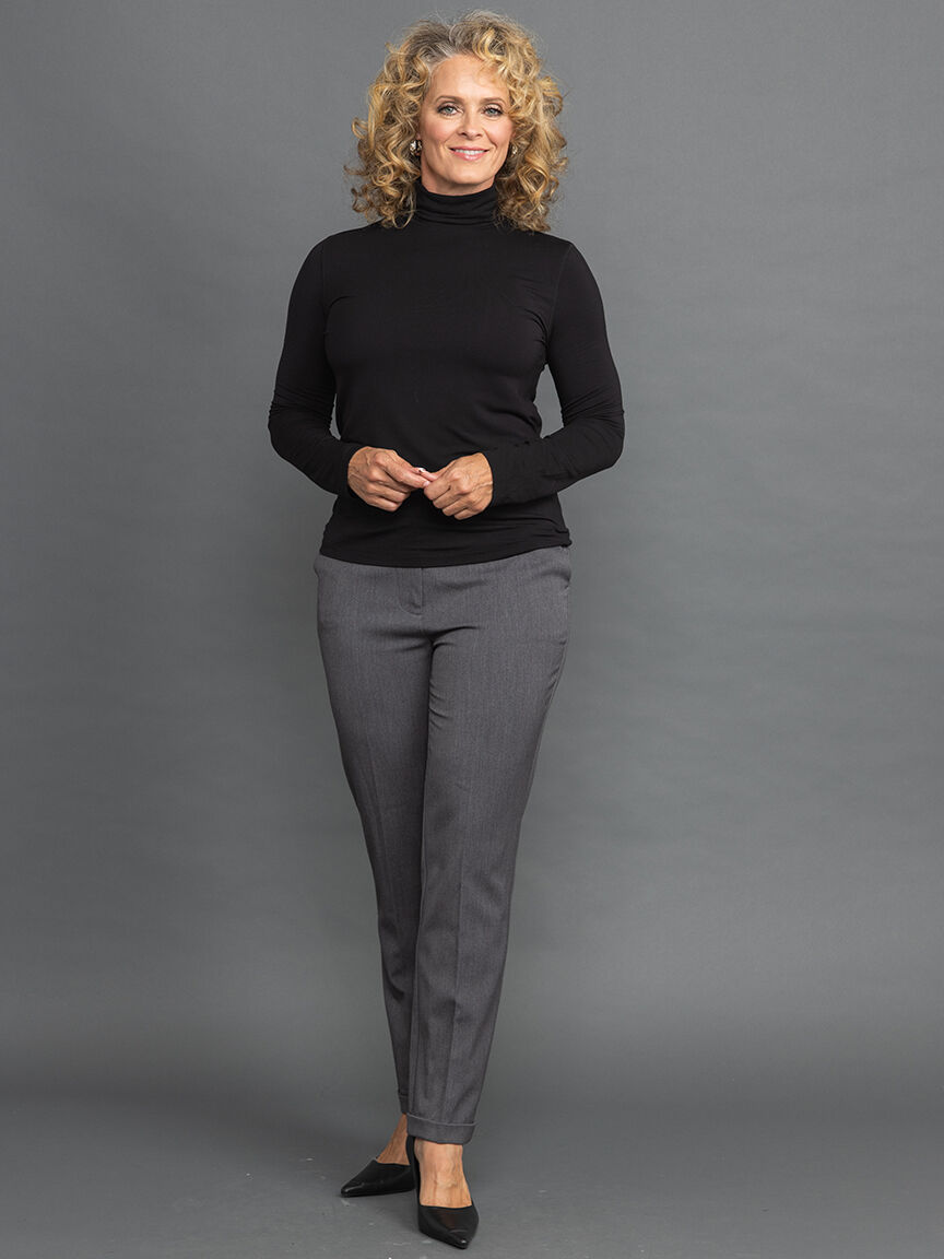 Long Sleeve Turtleneck Top  Image 1
