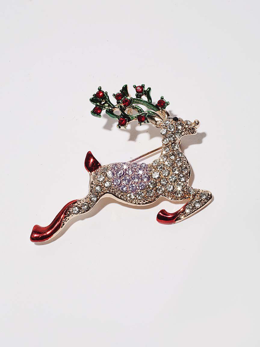 Holiday Reindeer Pin Image 1