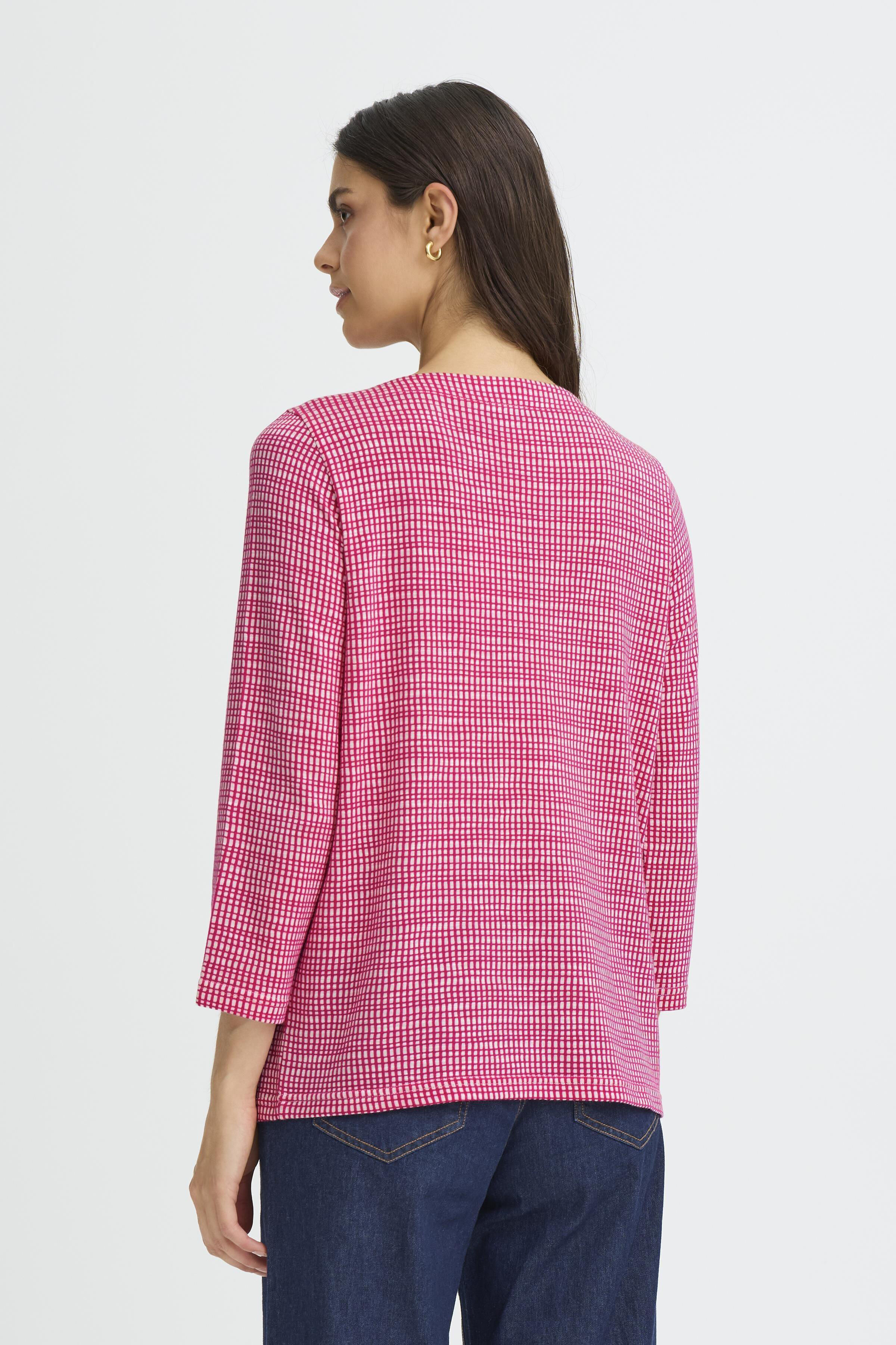 3/4 Sleeve Round Neckline Top