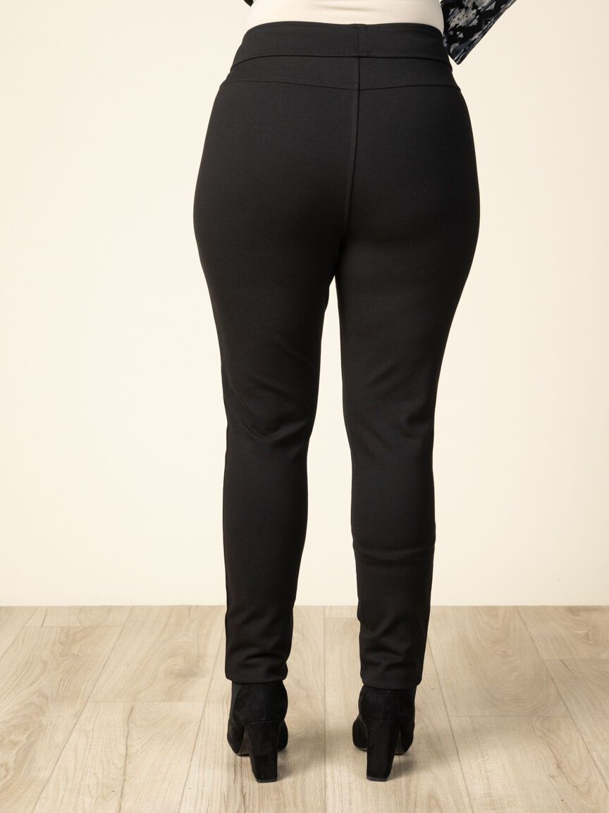 Pull-On Slim Leg Trouser Image 3