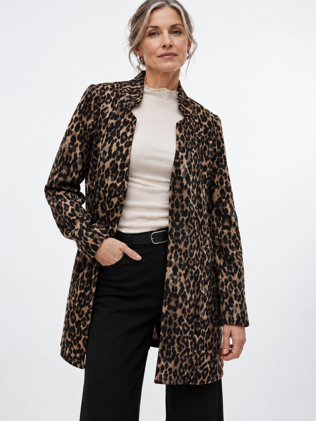 Notch Collar Coat