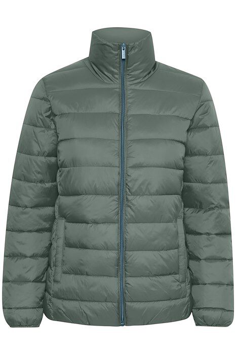 Basic Zip-Up Puffer Jacket  Image 4