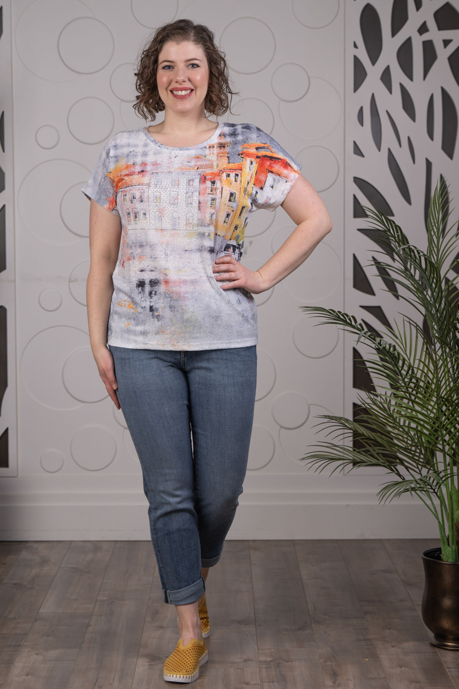 Embellished Cap Sleeve Top Image 2