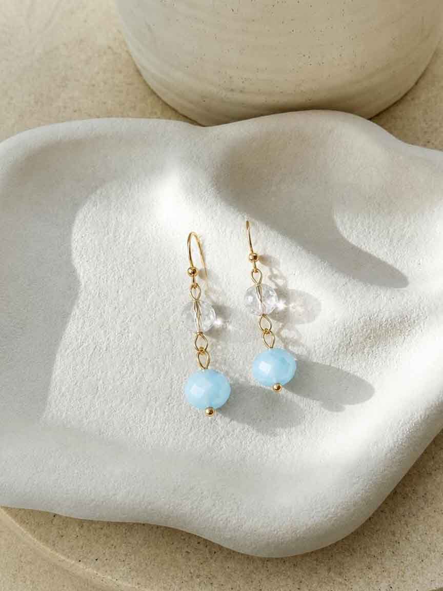 Coastal Charm Cord Necklace with Earrings