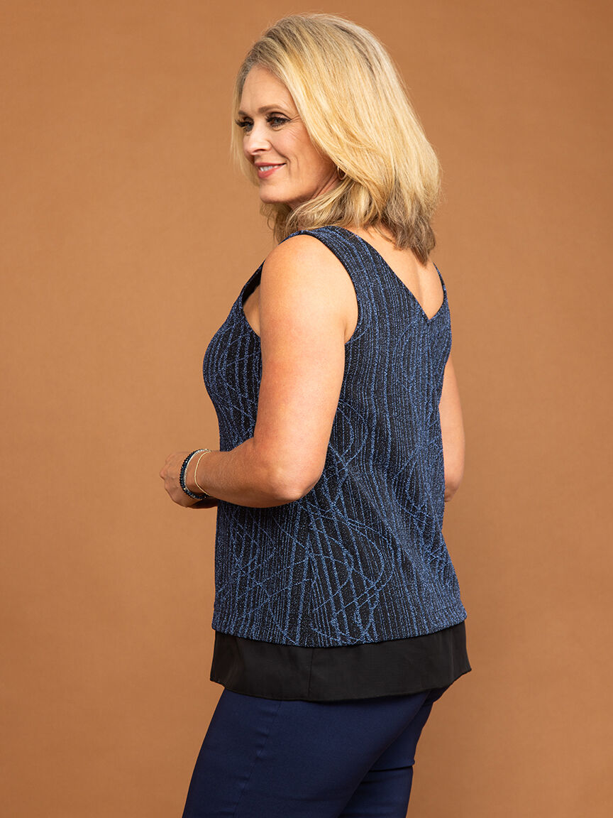 Sleeveless Sparkle Top