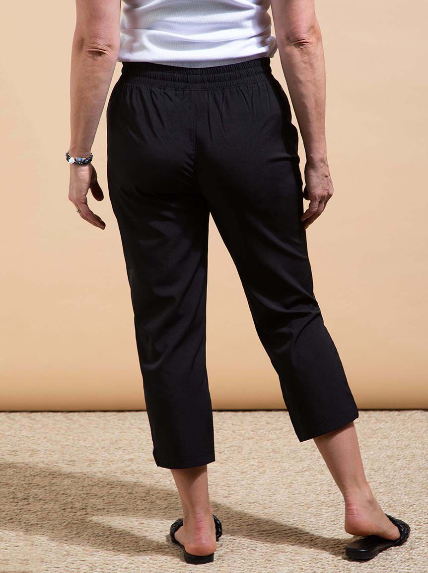 Two-Way Stretch Cropped Trousers Image 3