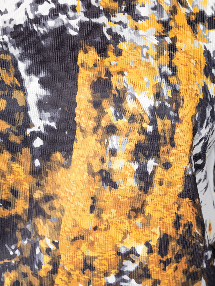 Long Sleeve Abstract Sweater