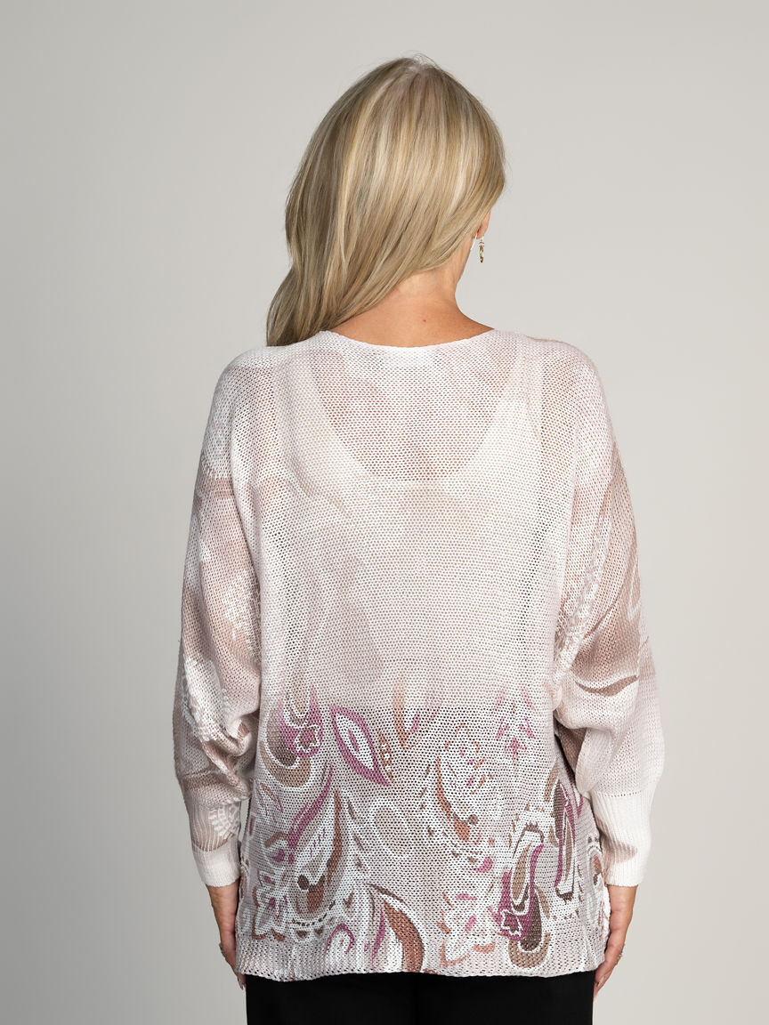 Abstract Knit Sweater
