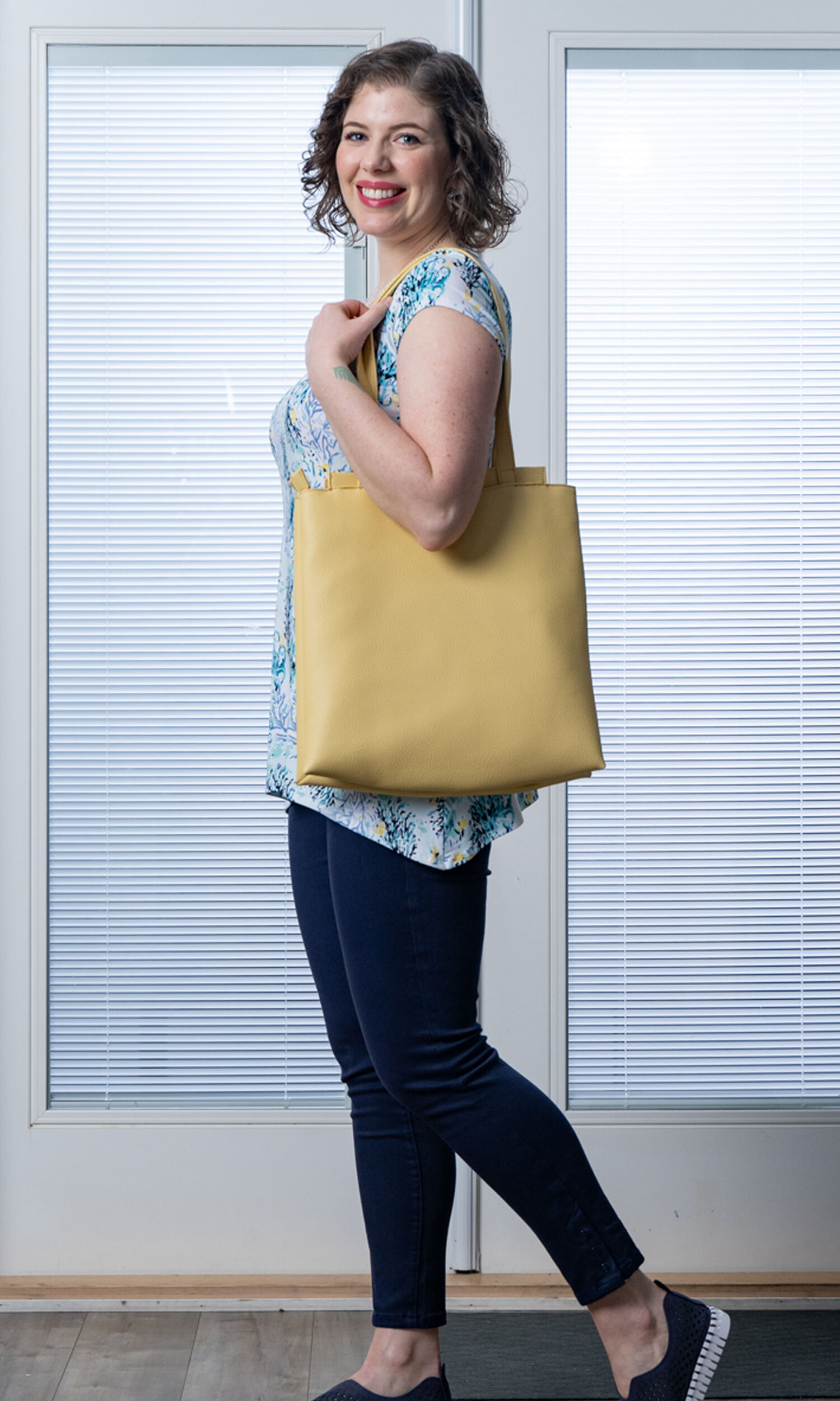 Vegan Leather Double Duty Tote Image 7