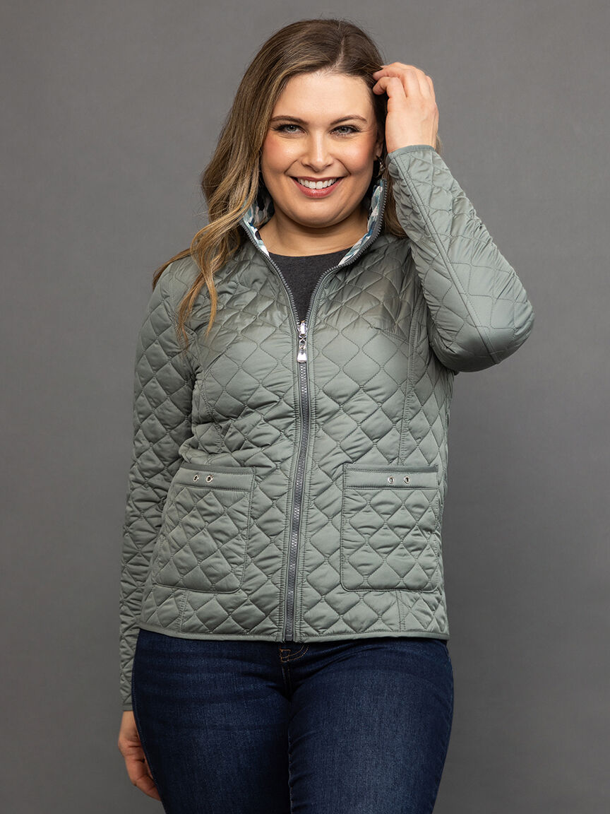 Diamond Cut Reversible Jacket 