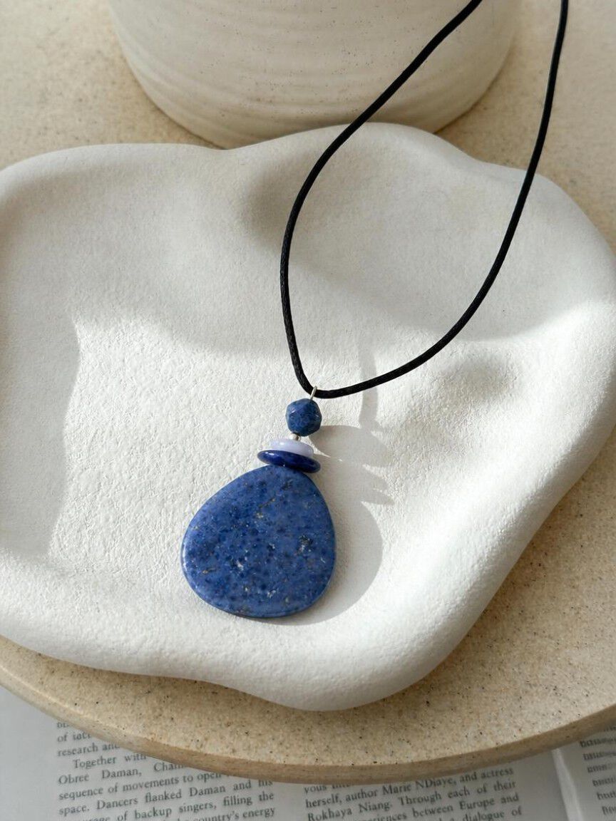 Dumortierite Dusk Cord Necklace