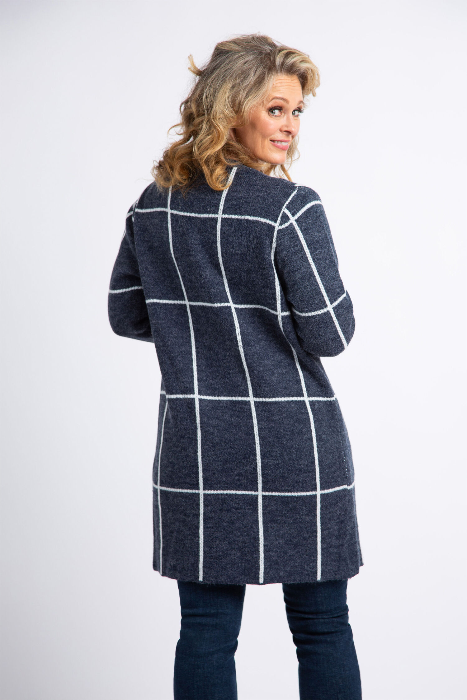 Open-Front Longline Cardigan Image 3