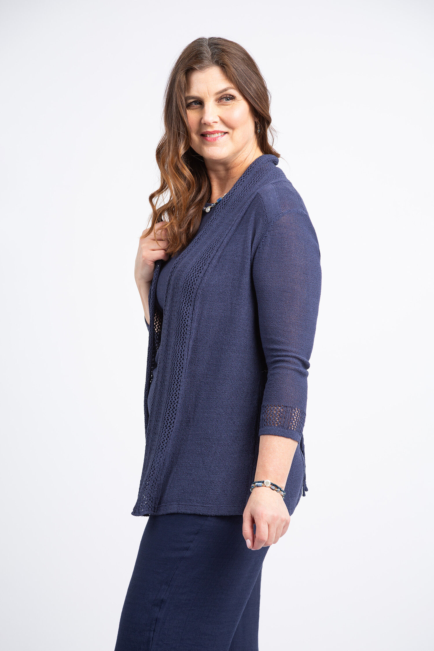 Corset Back Knit Cardigan Image 2