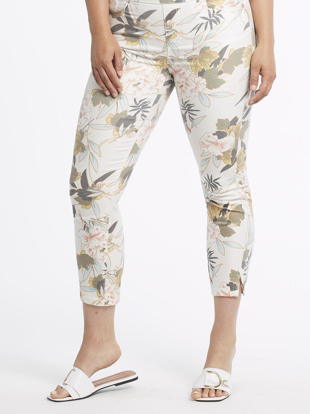 Pastel Floral Jeans Image 2