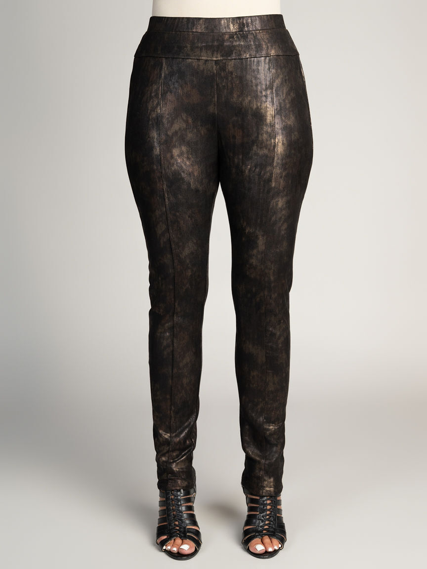 Pull-On Foil Leggings